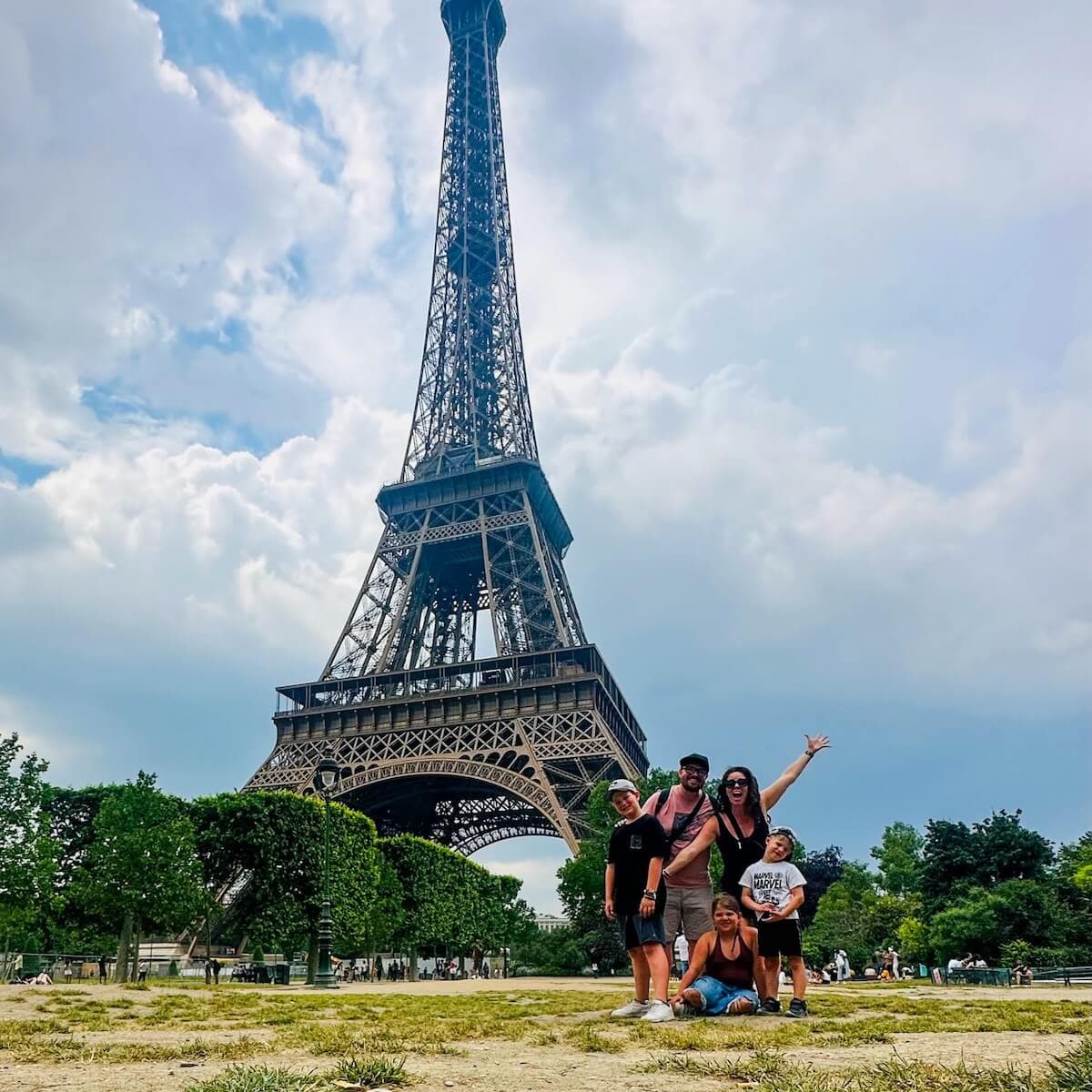 Our family in Paris